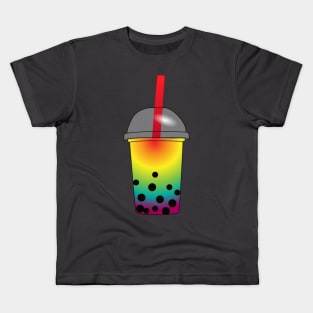 Gay Boba (Red Straw) Kids T-Shirt